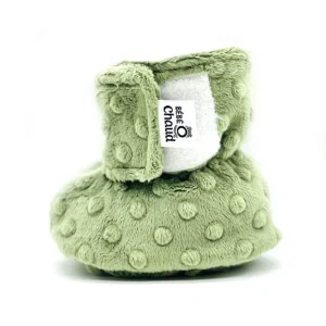 Pantoufles à velcro - Sauge