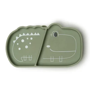 Assiette à goûter en silicone - Born to be Wild Alligator