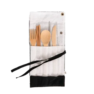 Ensemble d'ustensiles en bambou