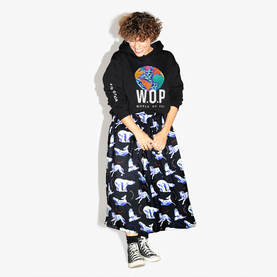 Sweatshirt à capuche Planète en Coton Bio – Image 6