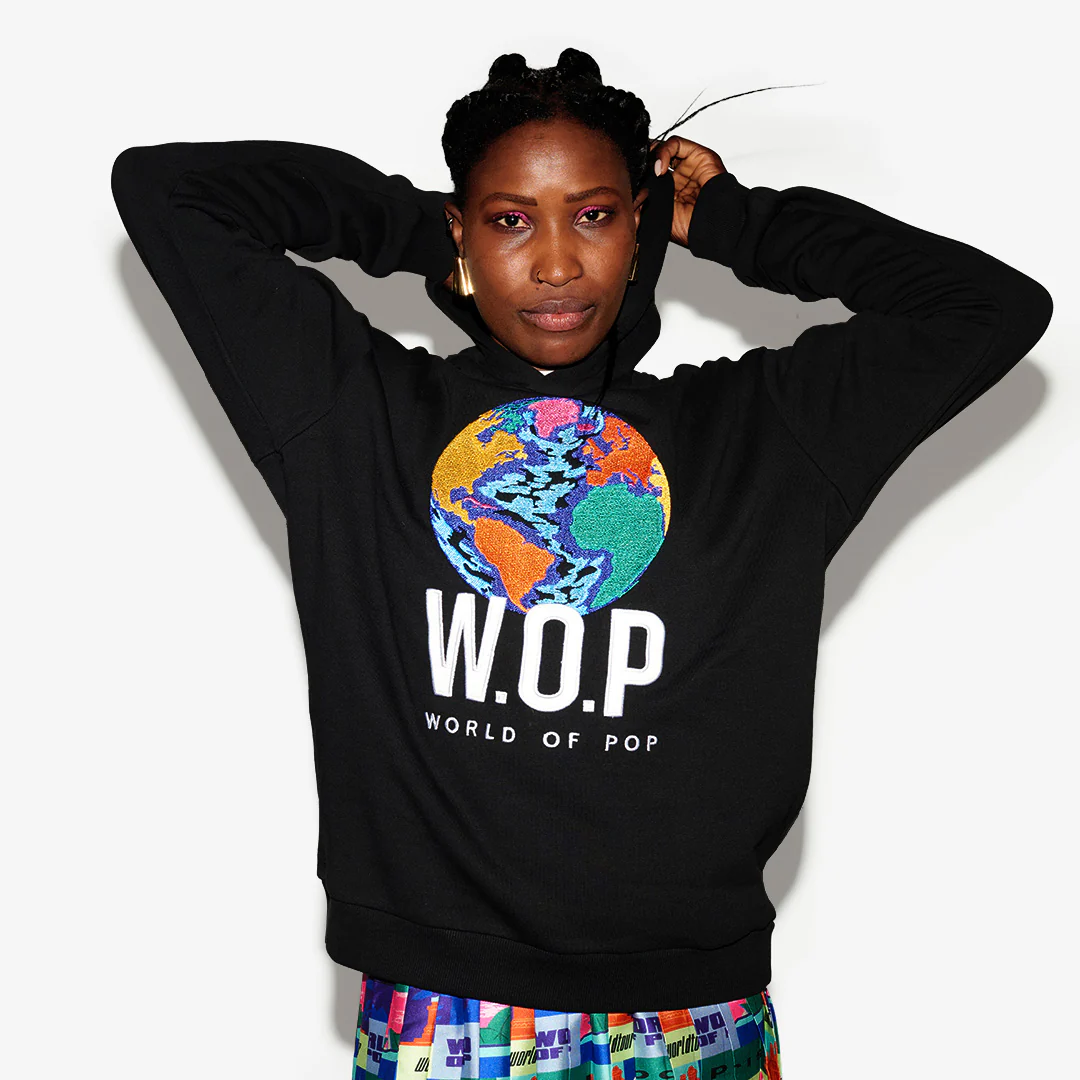 Sweatshirt à capuche Planète en Coton Bio – Image 5