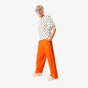 Pantalon fluide en Viscose Ecovero grenadine