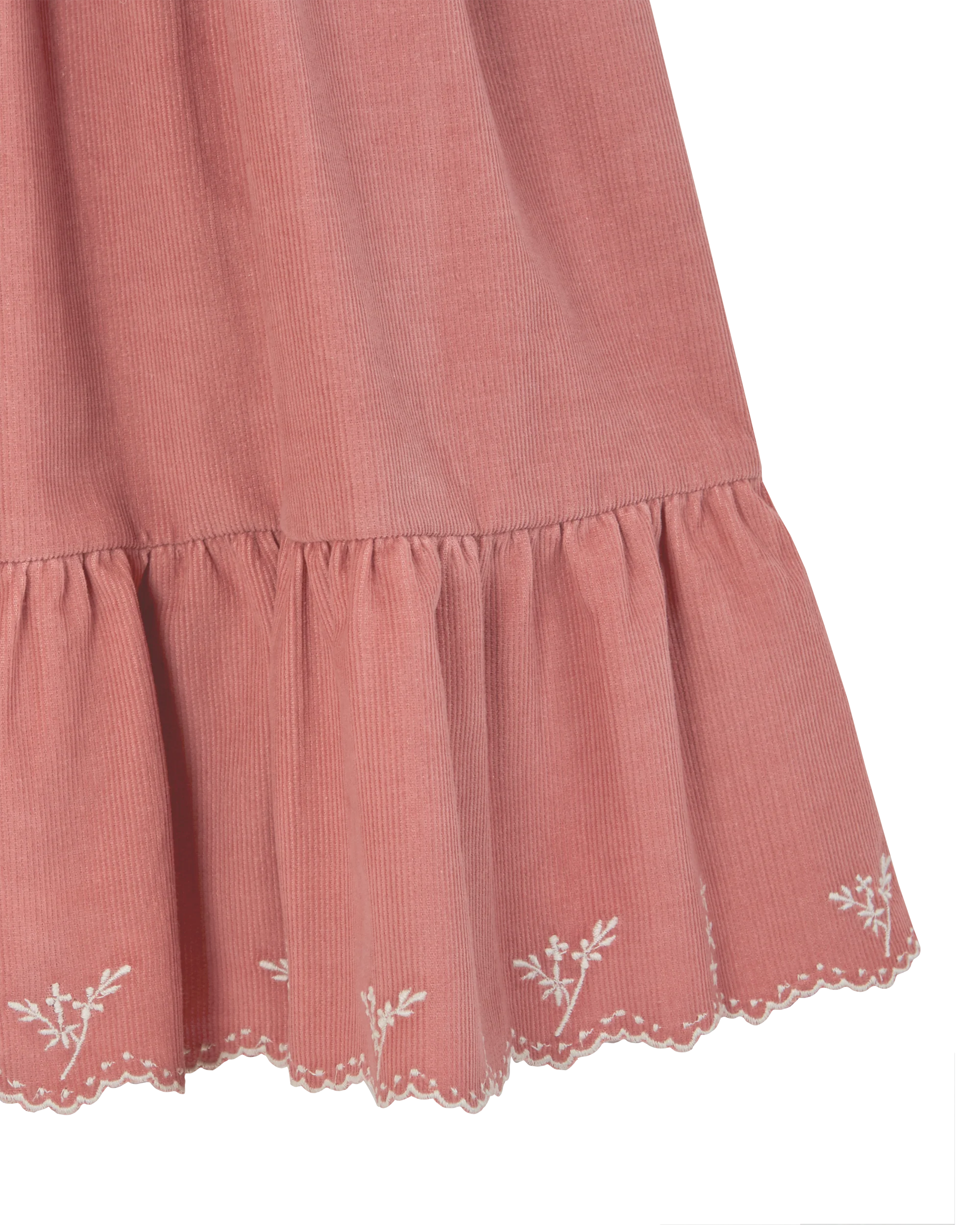 Robe - Bretelles Velours flamingo – Image 8