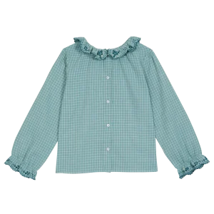 Blouse - Carreaux Félicie céladon