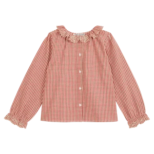 Blouse - Vichy framboise