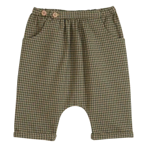 Pantalon - Carreaux denise vert