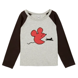 T-shirt - Bicolore gris et bitume