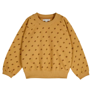 Sweat jonquille coton bio biscotte