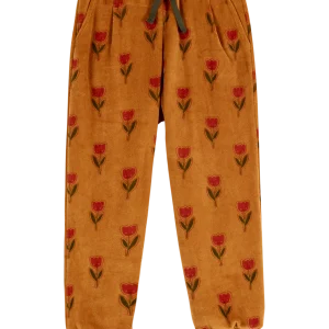 Jogger - Tulipe joyeuse Velours marron