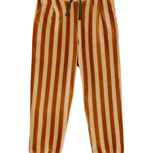 Jogger - Rayures Velours macadamia