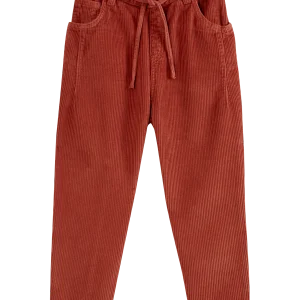 Pantalon - Velours terracotta