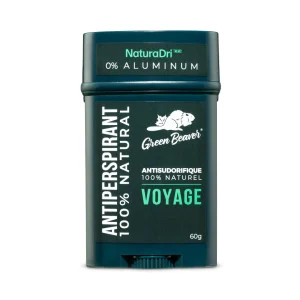 Antisudorifique naturel sans aluminium - voyage