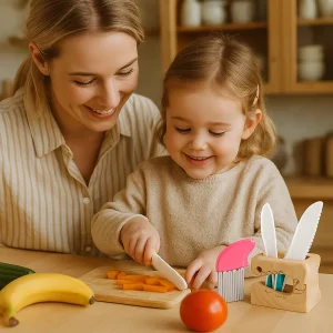 L' Ensemble de couteaux à découper pour enfants