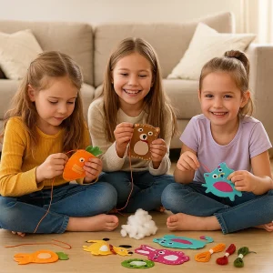 Kit de couture d' animaux en feutre pour enfants