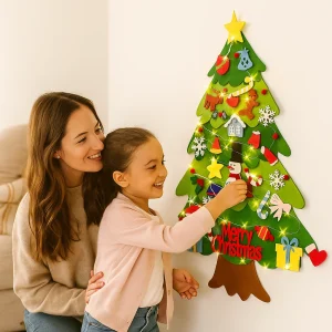 Arbre de Noël en feutre pour enfants