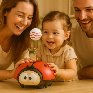 Jouet ballon coccinelle pour bébés