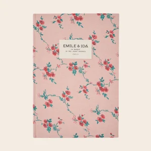 Cahier - Rose à fleurs rouges