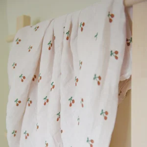 Couverture de mousseline Cerise