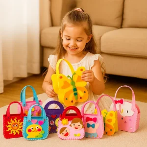 Kit de Pochettes en Feutrine Sûres à Coudre Soi-Même