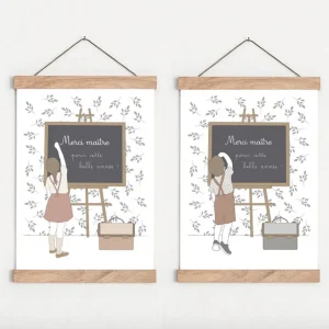 Affichette Merci Maître