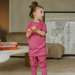 Pantalon harem Fuschia