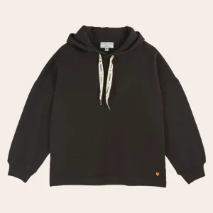 Sweat à capuche - Coton bio noir