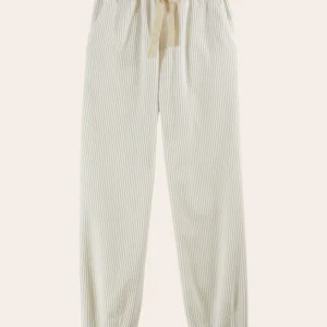 Pantalon - Velours cotelé écru