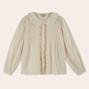 Blouse - Volanté mukesh crème