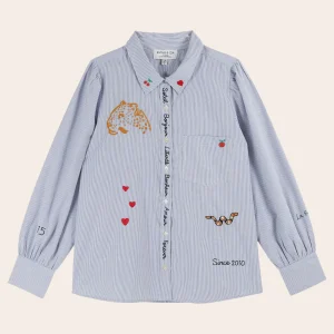 Chemise - 15 ans rayures bleues