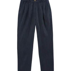 Pantalon - Carotte denim bleu foncé