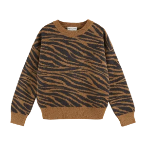 Pull femme - Jacquard zèbre