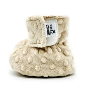 Pantoufles à velcro - Latté