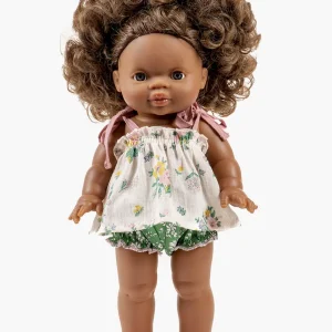 Ensemble top Mila Printemps et bloomer liberty Emile et Ida pour poupée