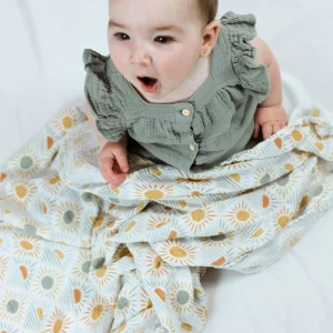 Couverture de mousseline - Coucher de soleil