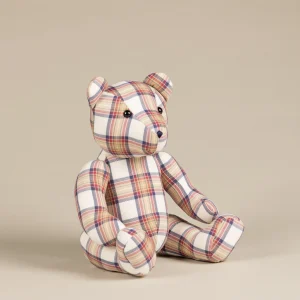 Peluche en tissu Ours Ecossais
