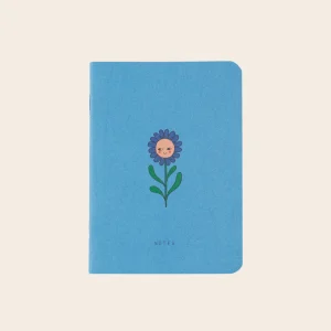 Carnet de poche - Marguerite bleu