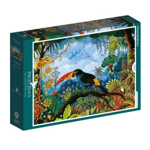 Puzzle 1000p Le Toucan bleu - Pieces and Peace