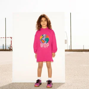 Robe brodée pour enfants en Coton bio