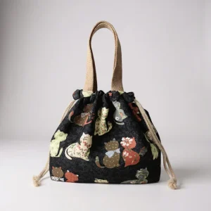 Sac à goûter enfant – Édition Bento Chats • Format souple